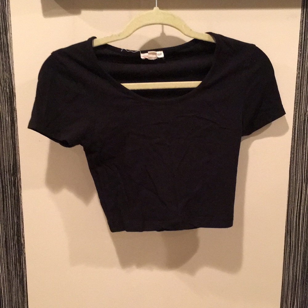 Black Crop Top